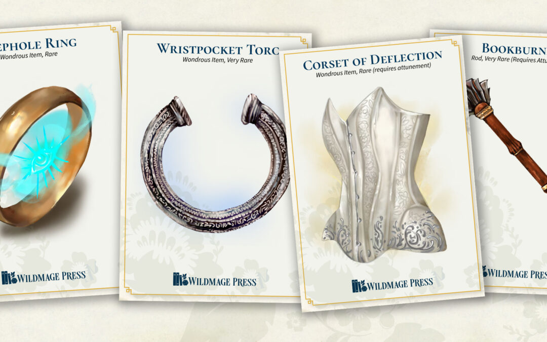 Bonus Content: Gilded Quill Magic Item Cards